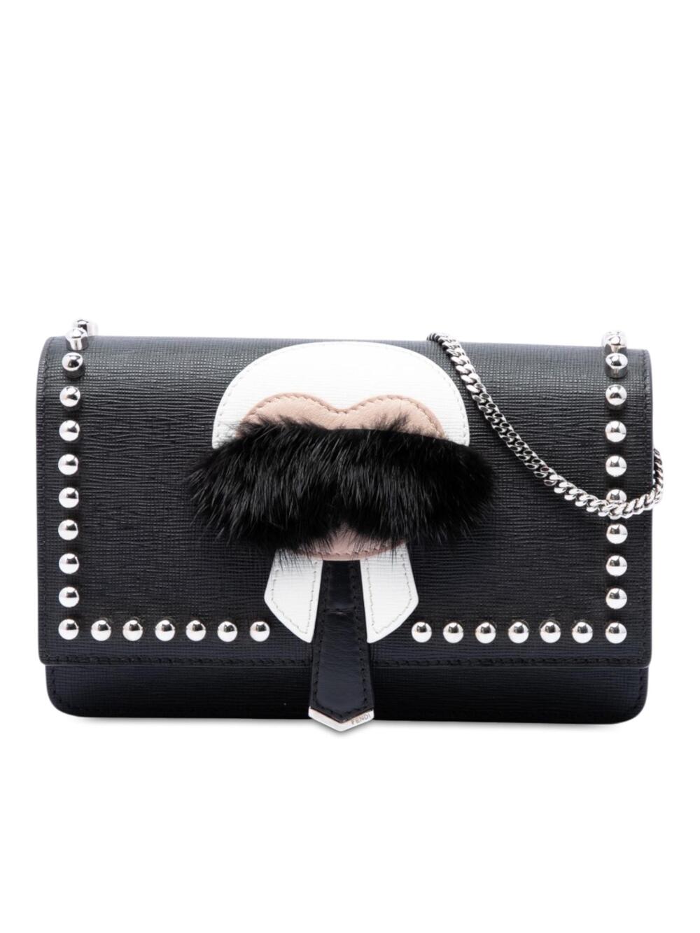 Fendi Studded Leather Karlito Wallet On #326858F72B